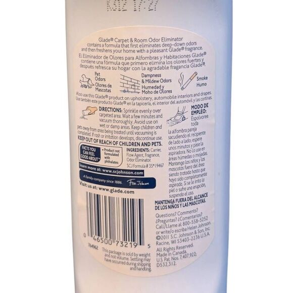 Glade Carpet & Room Odor Eliminator Lavender & Peach Blossom 32 oz Lot‎ of 2 - Picture 4 of 5